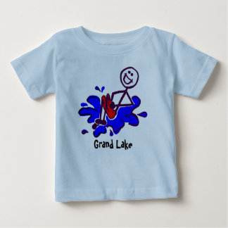 T-shirts grand de lac pour des enfants en bas âge