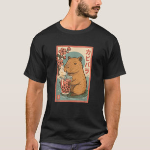 T-shirts graphiques Anime Capybara Kawaii japonais