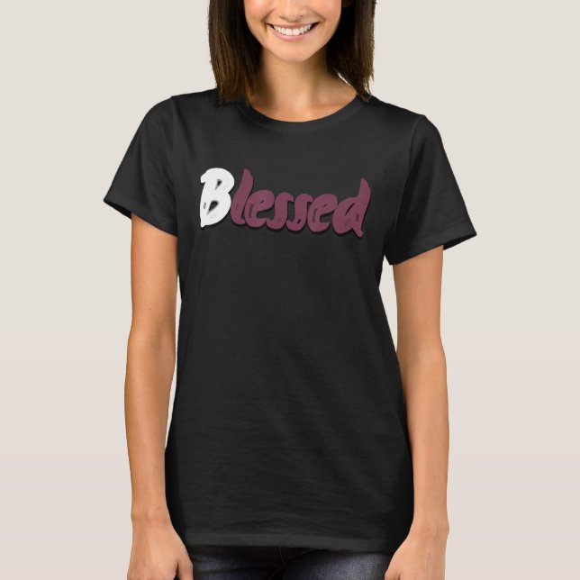 T-shirts graphiques Blessed Drippng Sneaker Match  (Devant)