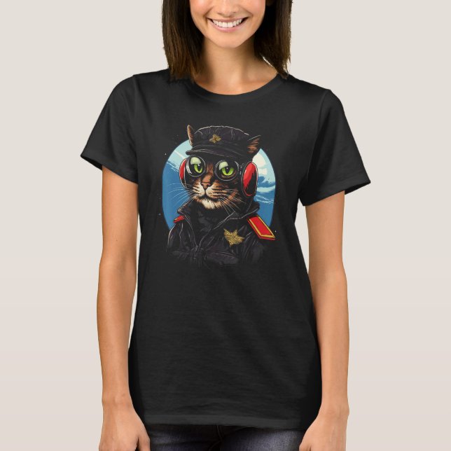 T-shirts graphiques de Noël pour chat de travaille (Devant)