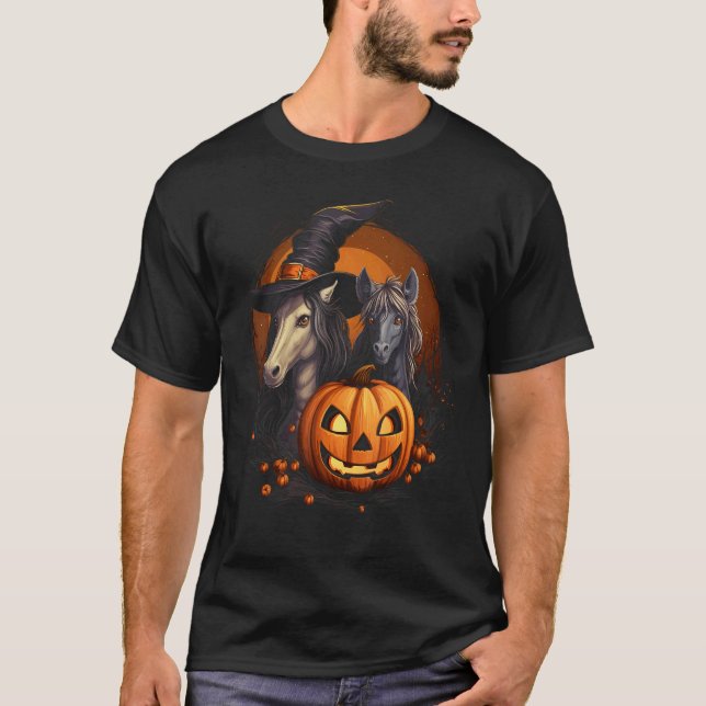 T-shirts graphiques Halloween pour Welsh Pony And  (Devant)