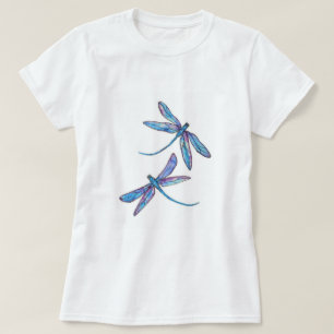 T-shirts graphiques pour femmes drôles de libellul
