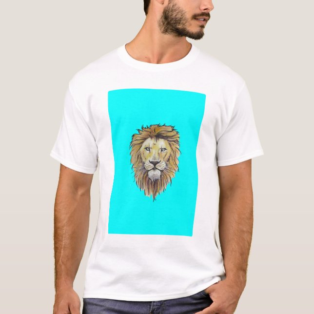 t-shirts grillés, t-shirt lion (Devant)