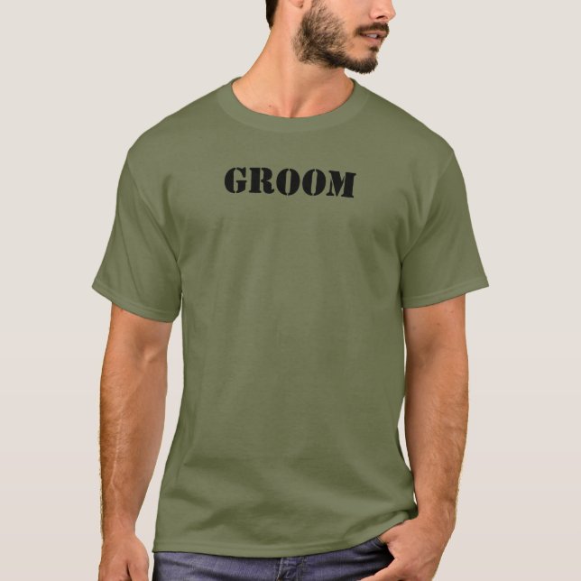 T-shirts Groom (Devant)