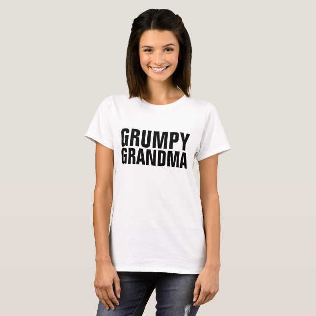 T-shirts GRUMPY GRANDMA (Devant entier)