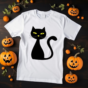 T-shirts Halloween Chat Noir