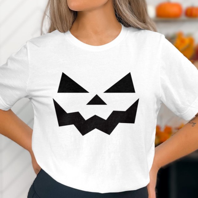T-shirts Halloween éffrayant face Citrouille (Créateur téléchargé)