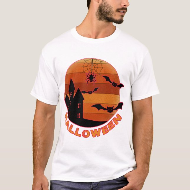 T-Shirts Halloween Vintage (Devant)