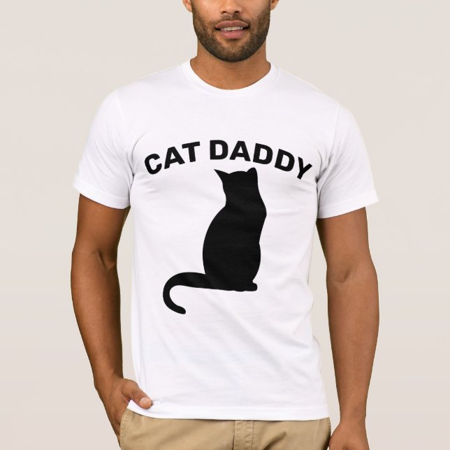 T-shirts homme CAT DAD (CAT DADDY) (Devant)