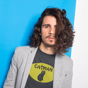 T-shirts hommes CAT MAN (Cat Dad)