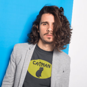 T-shirts hommes CAT MAN (Cat Dad)