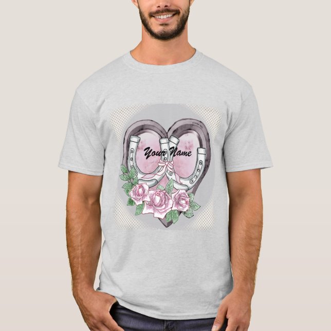 T-shirts Horseshoe Hearts (Devant)