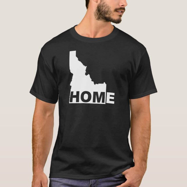 T-shirts Idaho Maison Loin de l'État (Devant)