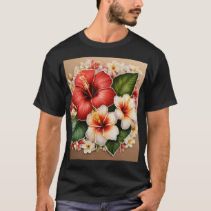 T-shirts imprimés floraux élégants