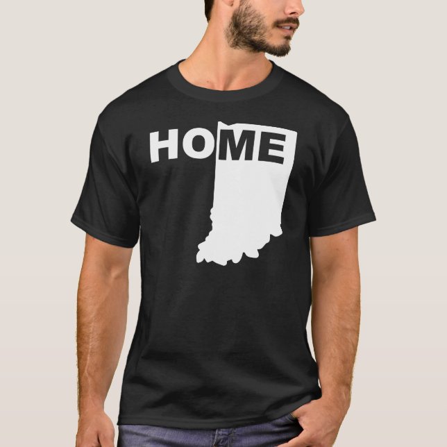 T-shirts Indiana Maison Loin de l'État (Devant)