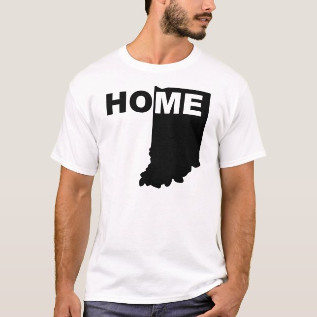 T-shirts Indiana Maison Loin de l'État (Devant)