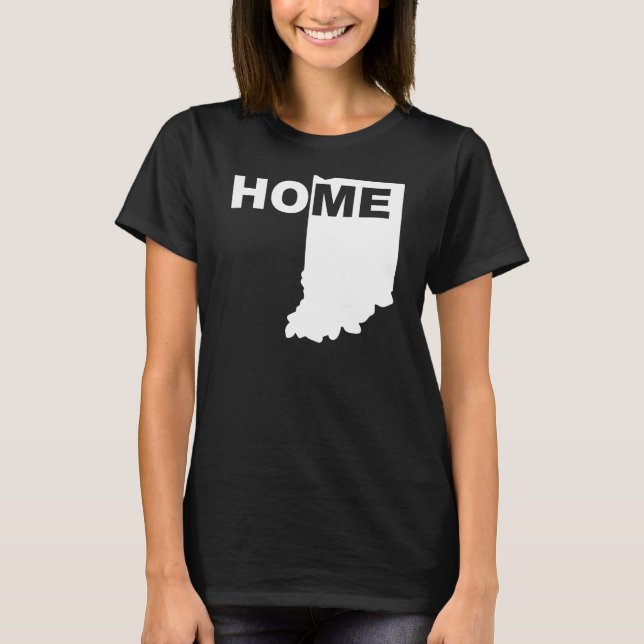 T-shirts Indiana Maison Loin de l'État (Devant)