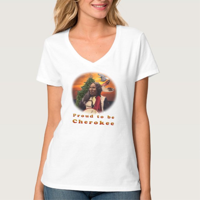 T-shirts indiens Cherokee (Devant)