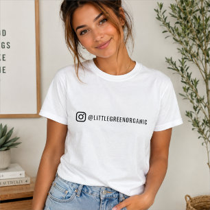 T-shirts Instagram T-shirts avec identifiant IG