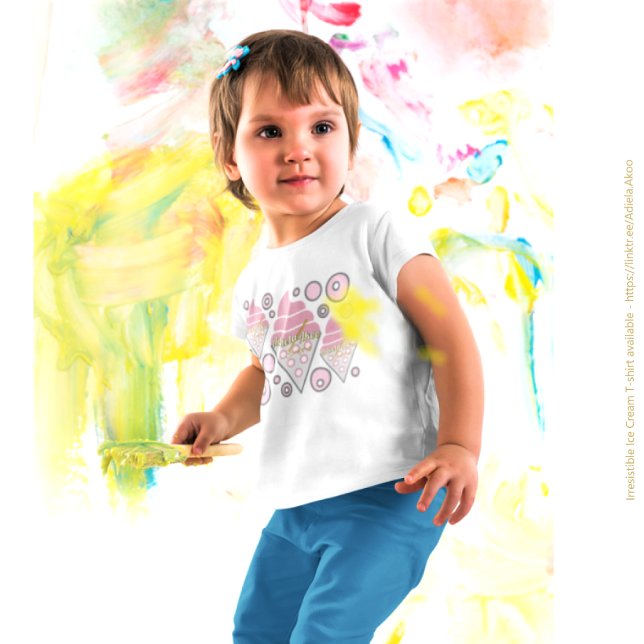 T-shirts - Irrésistible glace Cream Licorice (Irresistible Ice Cream Liquorice T-shirt by Poet Adiela Akoo. LOVE it? GET it! SHOP NOW 4 fab finds!)