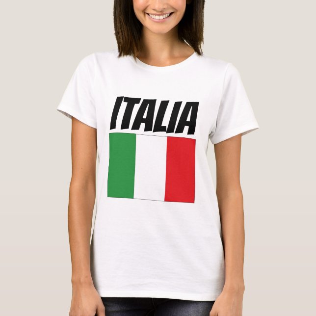 T-shirts italiens ITALIA (Devant)