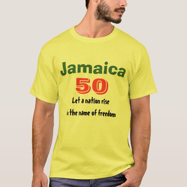 T-shirts jamaïcains pour l'indépendance (Devant)