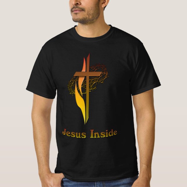 T-shirts Jesus Cross (Devant)