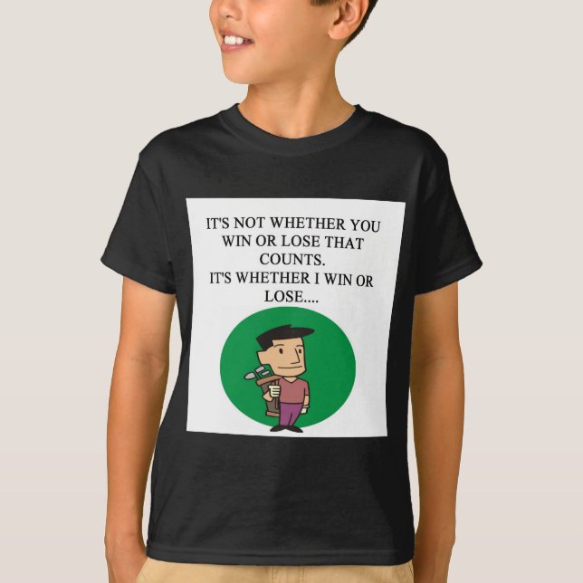 T-shirts jouants au golf de cadeaux de (Devant)