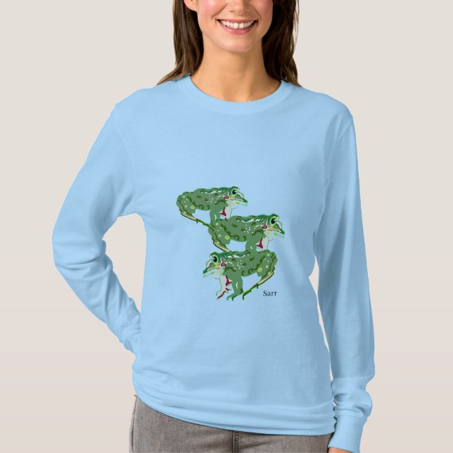 T-Shirts : Jouer à la grenouille à baguette (Devant)