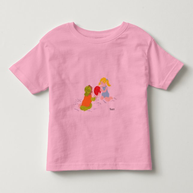 T-shirts : Jouer sur la Plage (Devant)