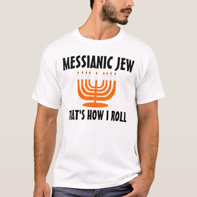 T-shirts juifs messianiques. Judaïsme (Devant)