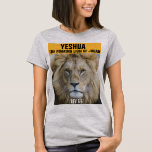 T-SHIRTS JUIFS MESSIANIQUES, LION ROYANT D'YESHUA