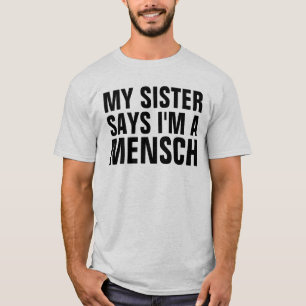 T-shirts juifs pour Brother, MENSCH