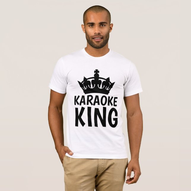 T-shirts KARAOKE KING & sweat - shirts à capuche (Devant entier)