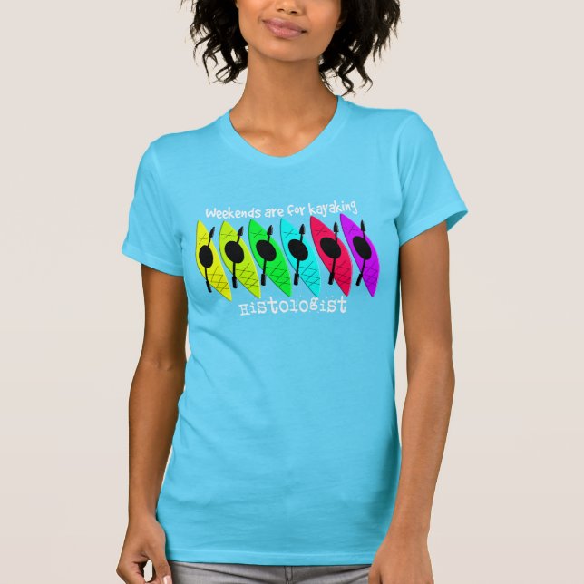 T-shirts Kayaking de Histologist (Devant)