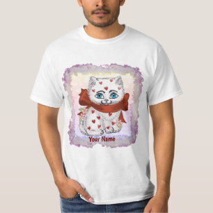 T-shirts Kitten Cat Heart