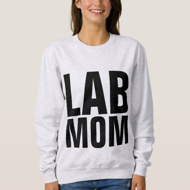 T-shirts LAB MOM (Labrador) (Devant)