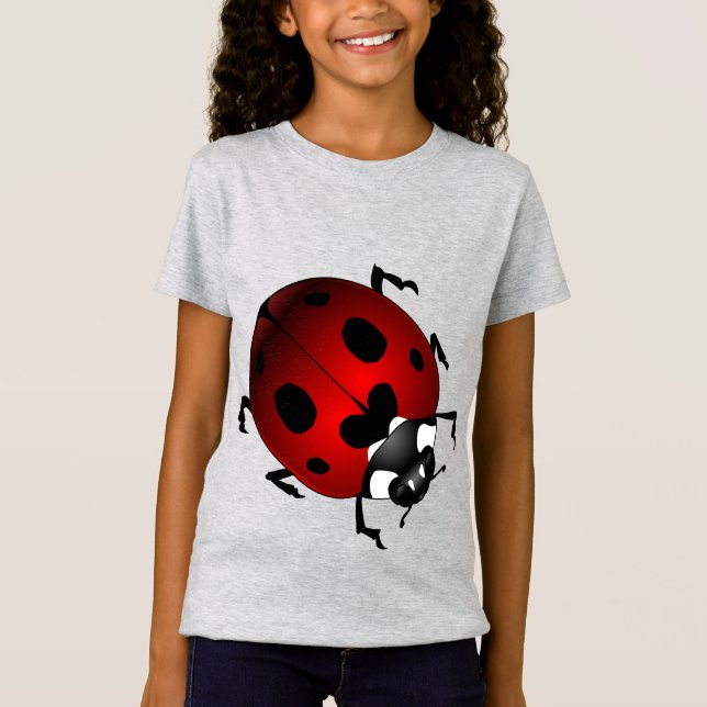 T-shirts Ladybug pour filles Chemises Ladybug pour (Devant)