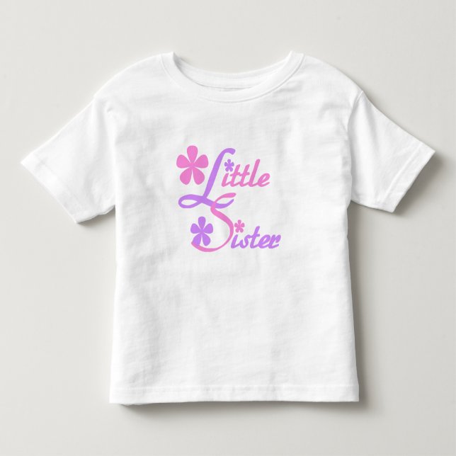 T-shirts Lavande et Petite Soeur Rose (Devant)