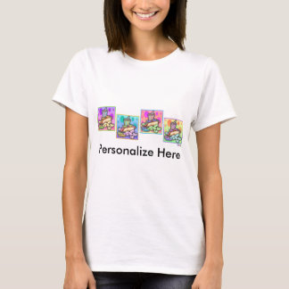 T-shirts légers - Hot Dog Pop Art avec des frites