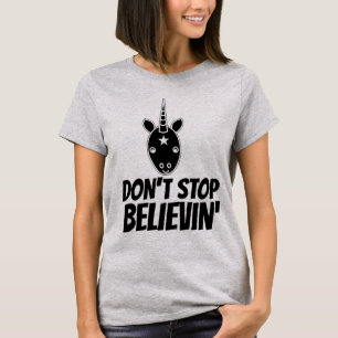 T-SHIRTS LICORNE 'N'ARRÊTE PAS DE CROIRE' ANNÉES 8
