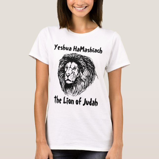 T-shirts Lion de Juda, YESHUA JESUS (Devant)
