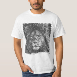 T-Shirts Lion moderne Homme Face Modèle élégant