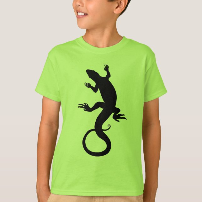 T-shirts Lizard Art Kid's et Chemises Reptile (Devant)