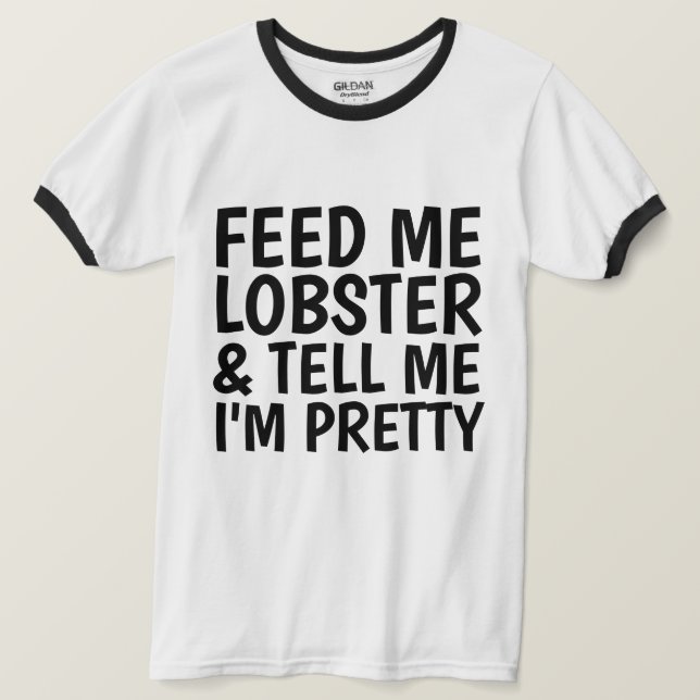T-shirts LOBSTER, FEE ME LOBSTER, Dames (Design devant)