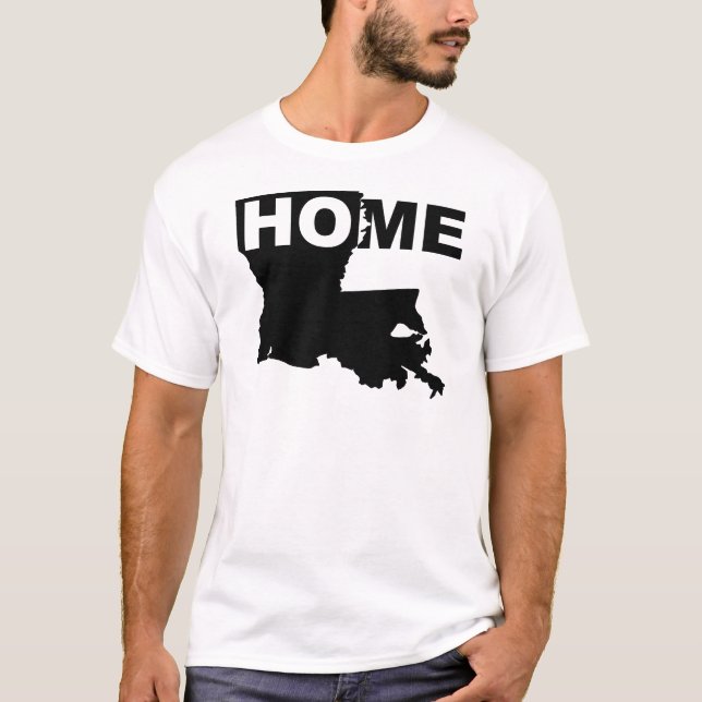 T-shirts Louisiana Maison Loin de l'État (Devant)