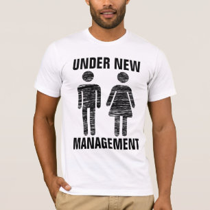T-SHIRTS mariage "SOUS LA NOUVELLE GESTION"