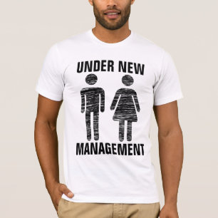 T-SHIRTS mariage "SOUS LA NOUVELLE GESTION"