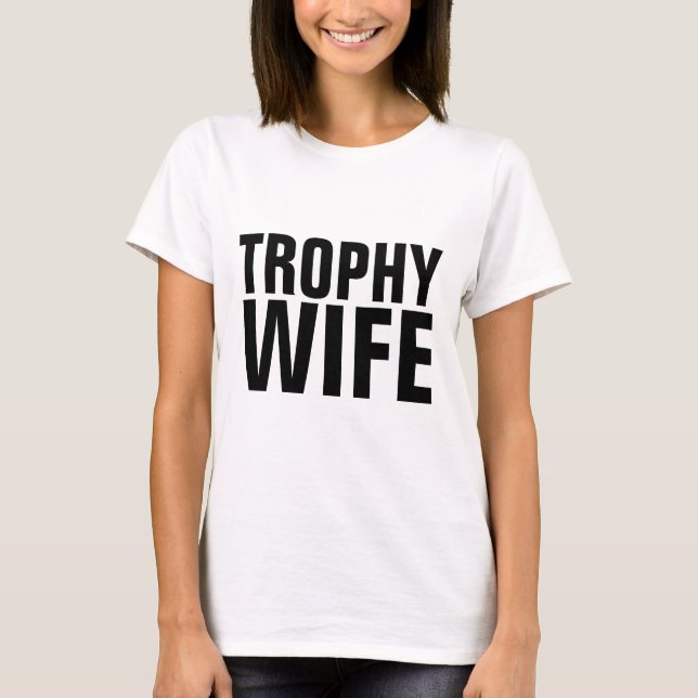 T-SHIRTS MARIAGES DE LA FEMME TROPHY (Devant)