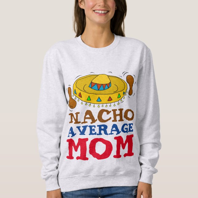 T-shirts marrants, MOYENNE MOM NACHO (Devant)